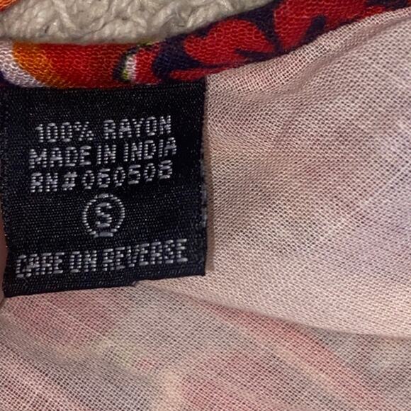 Angie Y2K T Back Mini Dress Fring Festival Boho Cover Up Tank Strappy Small - Picture 8 of 10